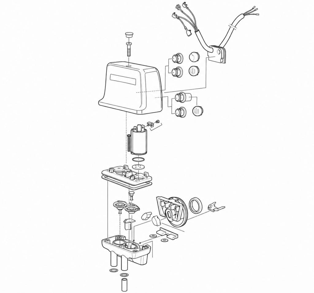 BASE SOLENOIDE EP 100 PER PULSATORE DELAVAL