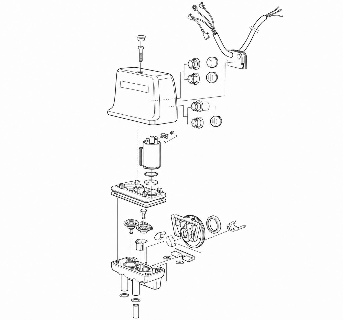 BASE SOLENOIDE EP 100 PER PULSATORE DELAVAL