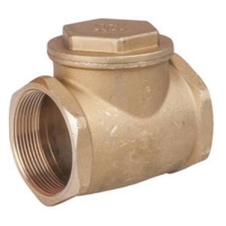 Valvola di non ritorno a clapet in ottone da 1-1/2"