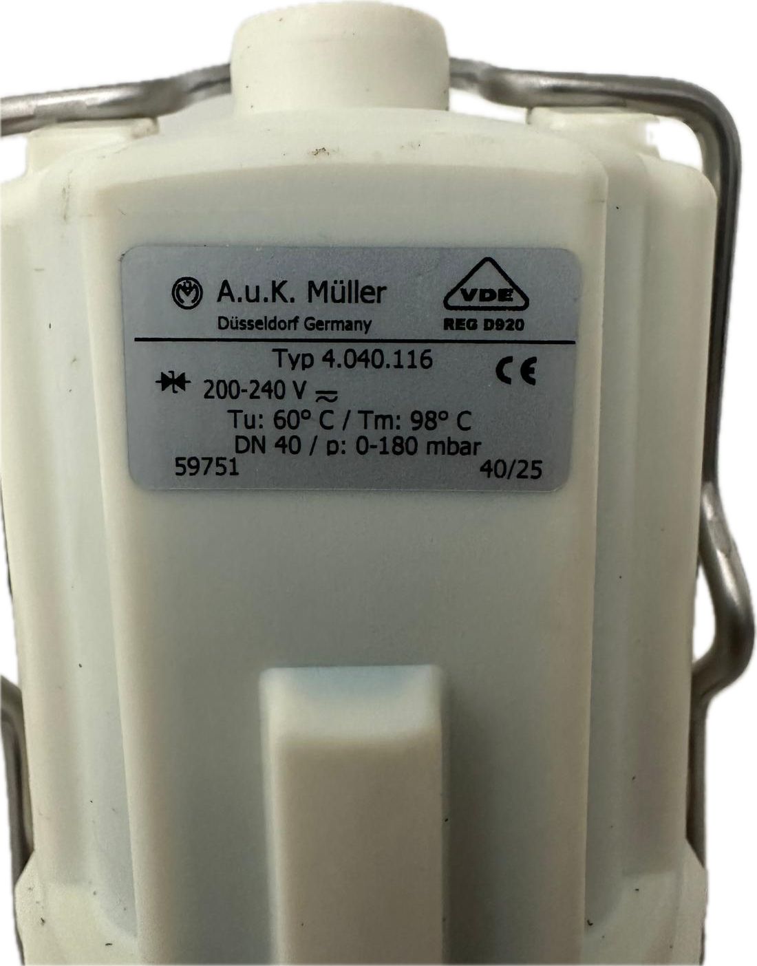 Valvola di drenaggio A.u.K. Muller 200-240V normalmente aperta per frigor Serap