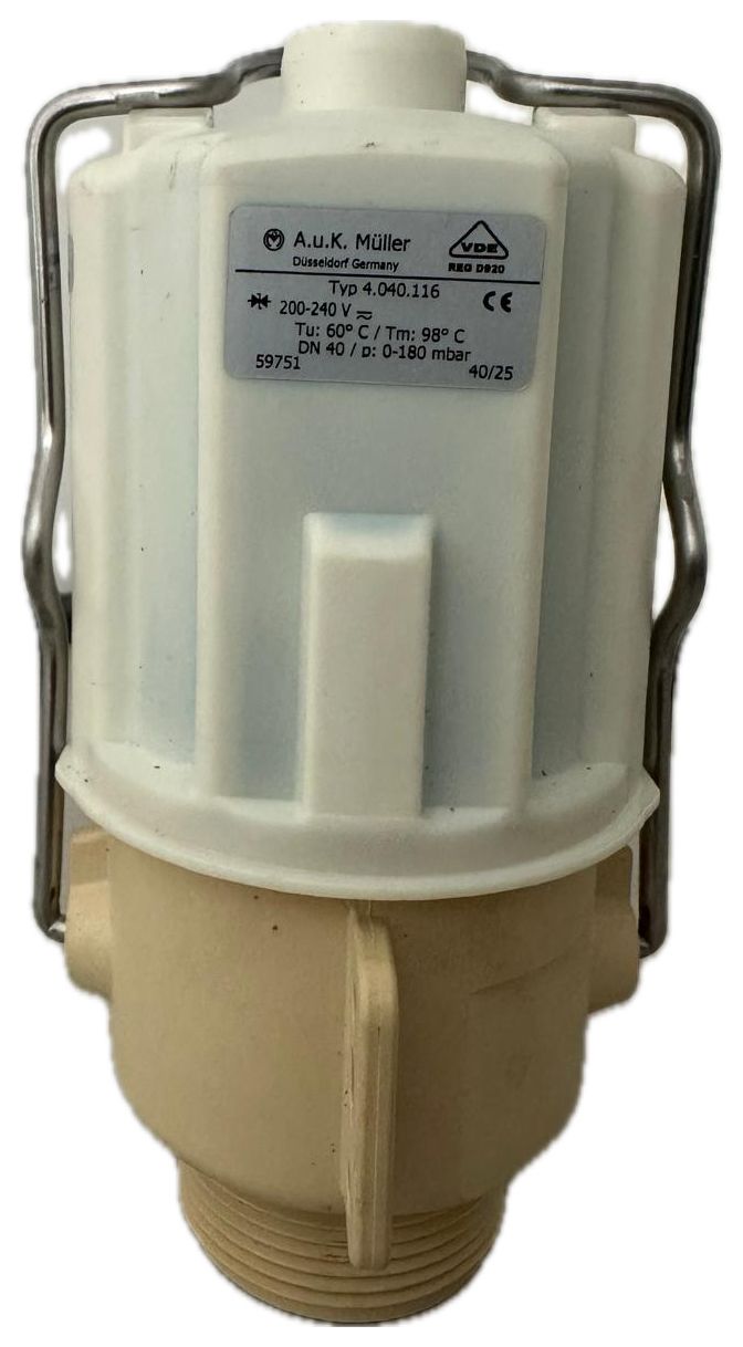 Valvola di drenaggio A.u.K. Muller 200-240V  normalmente chiusa per frigor DeLaval