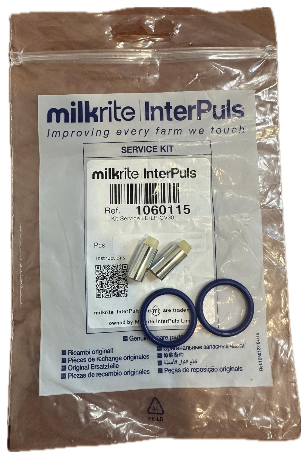 Kit di riparazione pulsatore elettronico LE/LP/CV30 1 Anno