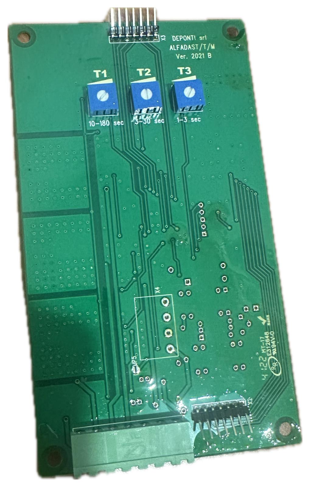 Scheda elettronica temporizzata per Pannello di Controllo Alfa Dast