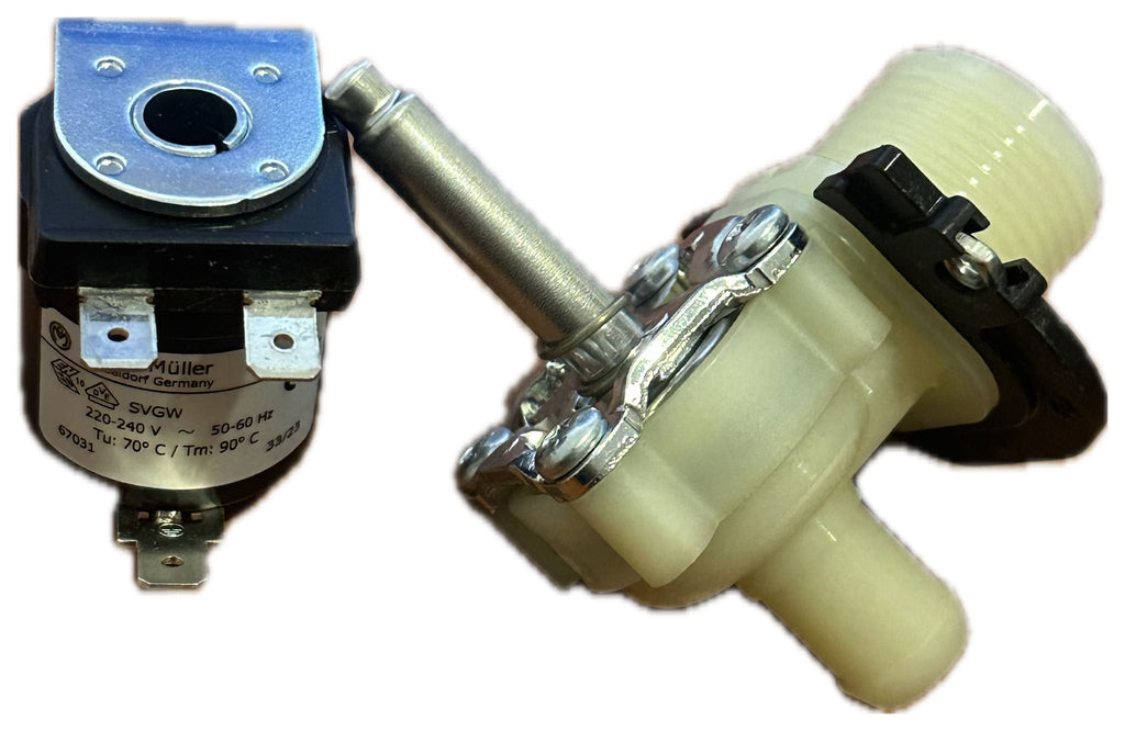 Elettrovalvola A.u.K. Muller singola uscita ad angolo 230V per Prominox Corr. 965162-86