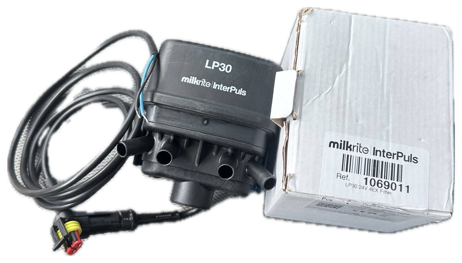 Pulsatore elettronico LP30 24VDC 4EX con filtro MilkRite InterPuls