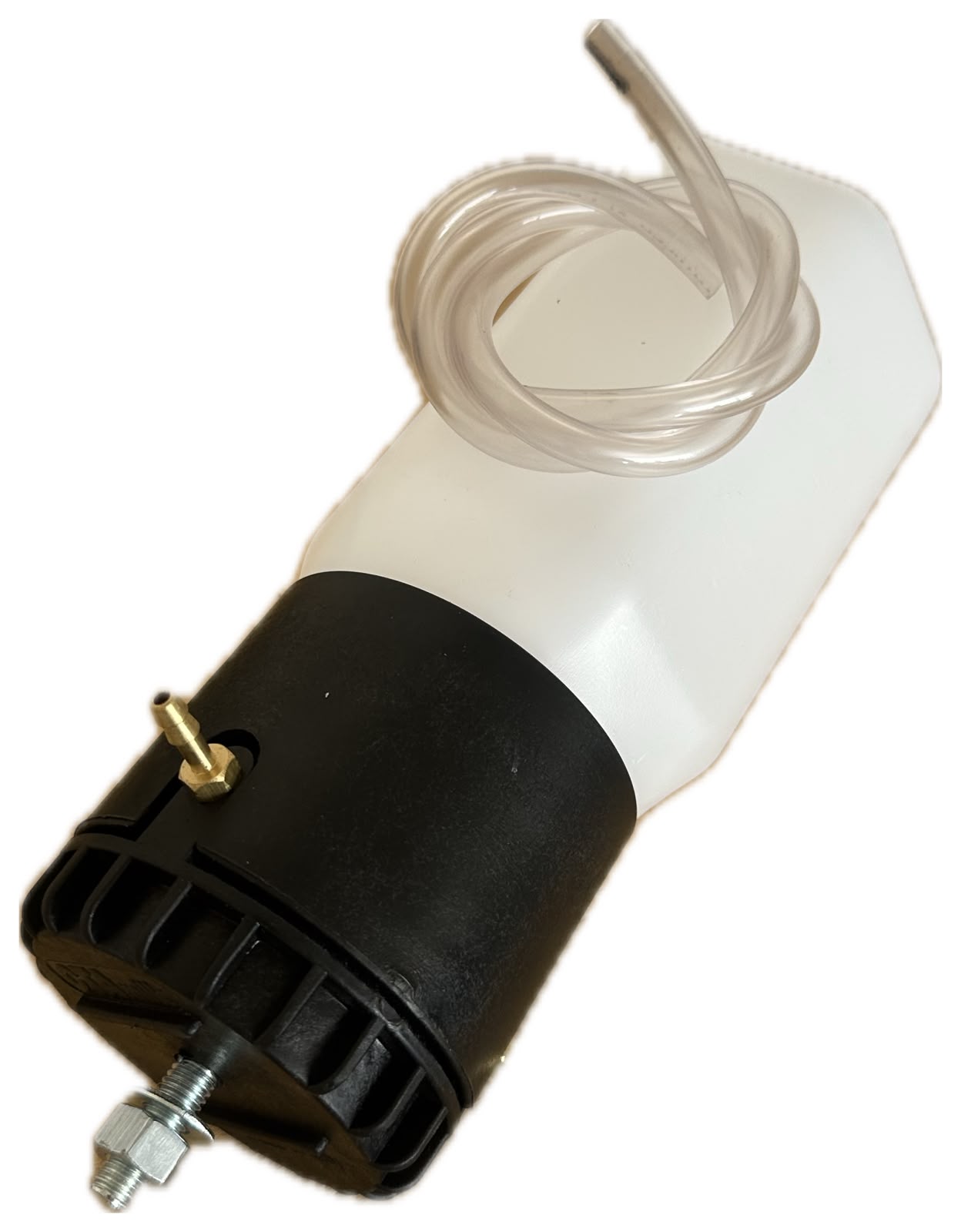 Oliatore per pompe del vuoto completo di tubo PVC
