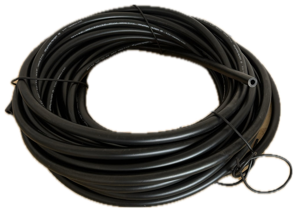 Tubo aria in gomma nera 7x14x20 Mt
