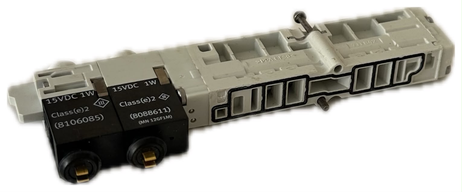 VALVOLA SOLENOIDE FESTO - 15VDC per robot di mungitura DeLaval