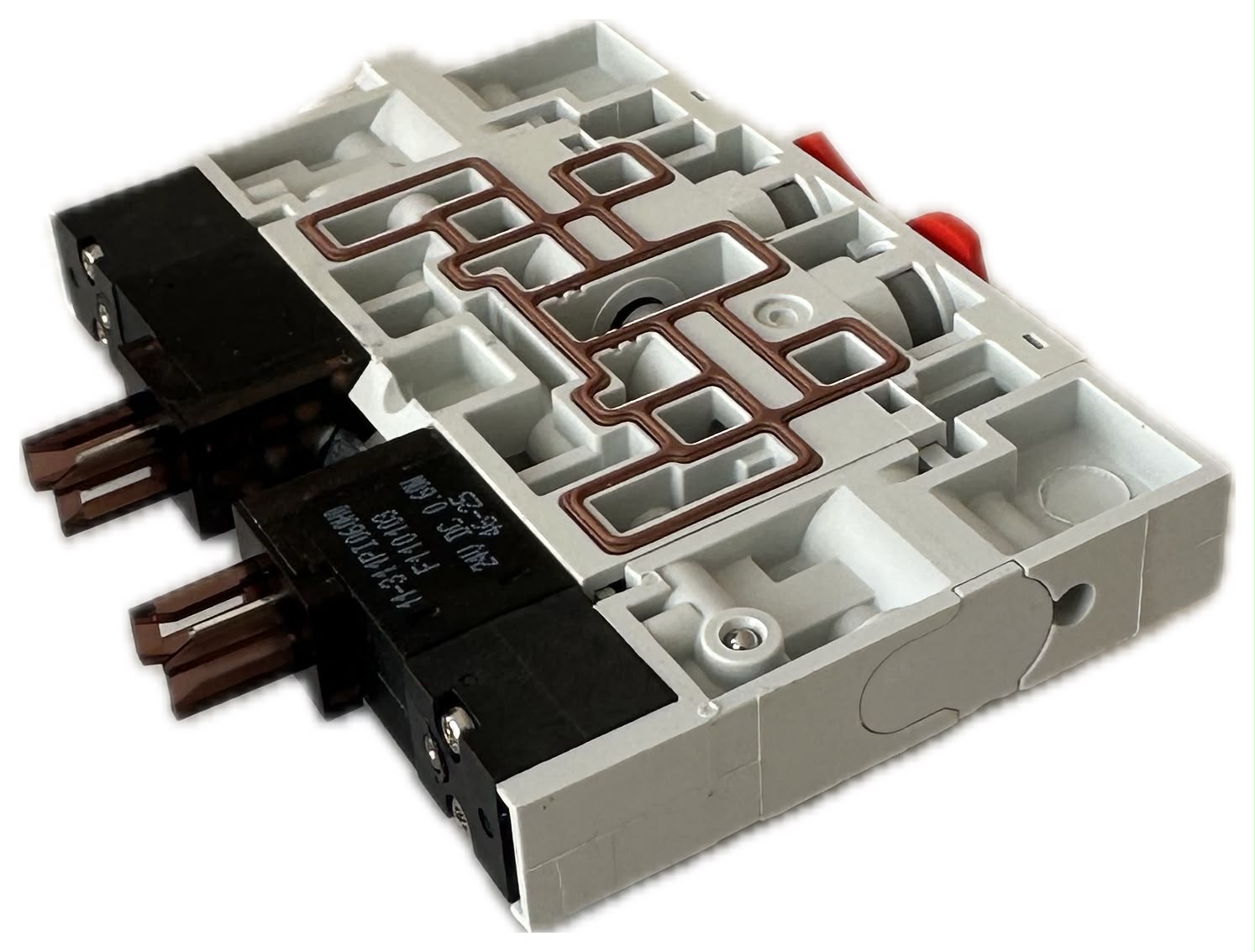 VALVOLA SOLENOIDE NORGREN 5/3 - 24VDC per robot di mungitura DeLaval