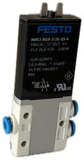 VALVOLA SOLENOIDE FESTO 3/2NC PWM- 21,6-26,4 VDC per robot di mungitura DeLaval