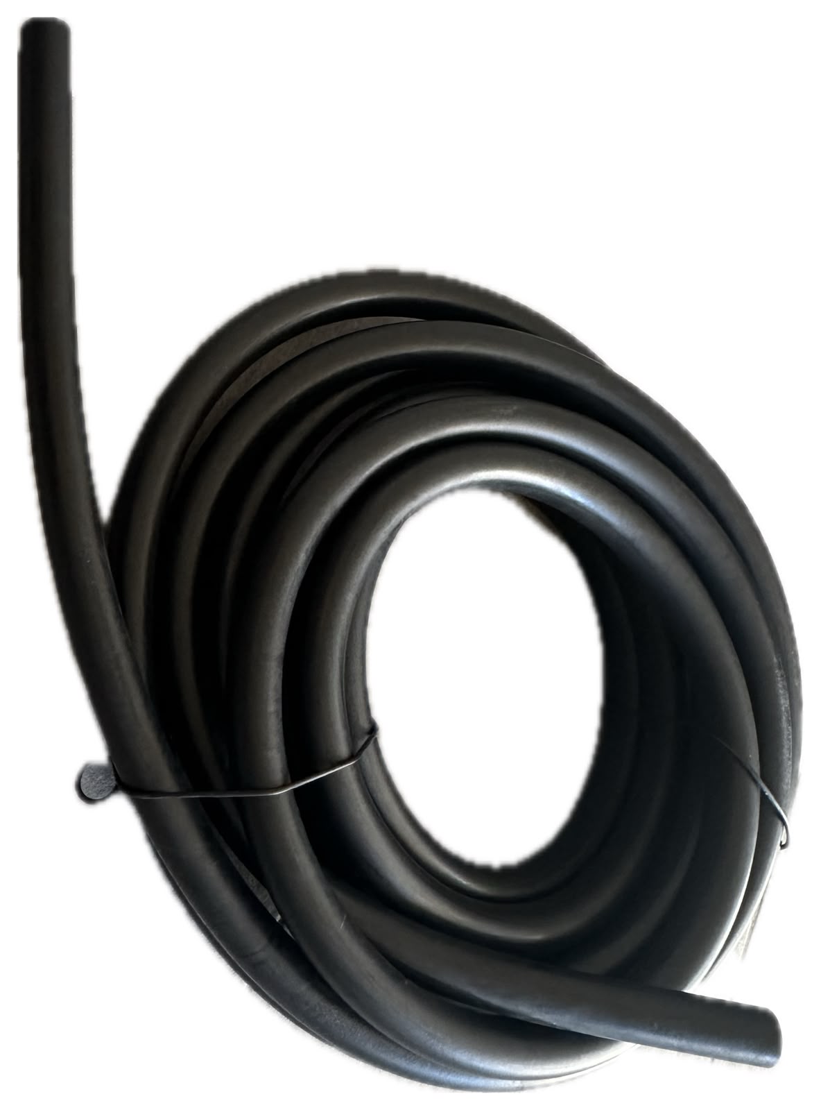 Tubo latte gomma nera 20x33x10 Mt