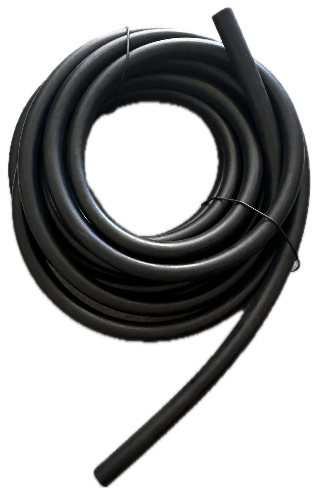 Tubo latte gomma nera 20x33x10 Mt