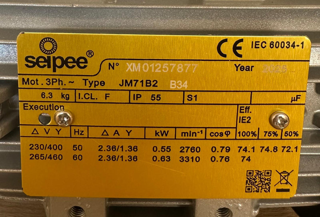 Pompa latte FMP55 Destra Trifase per impianti di mungitura ALFA LAVAL/DeLaval