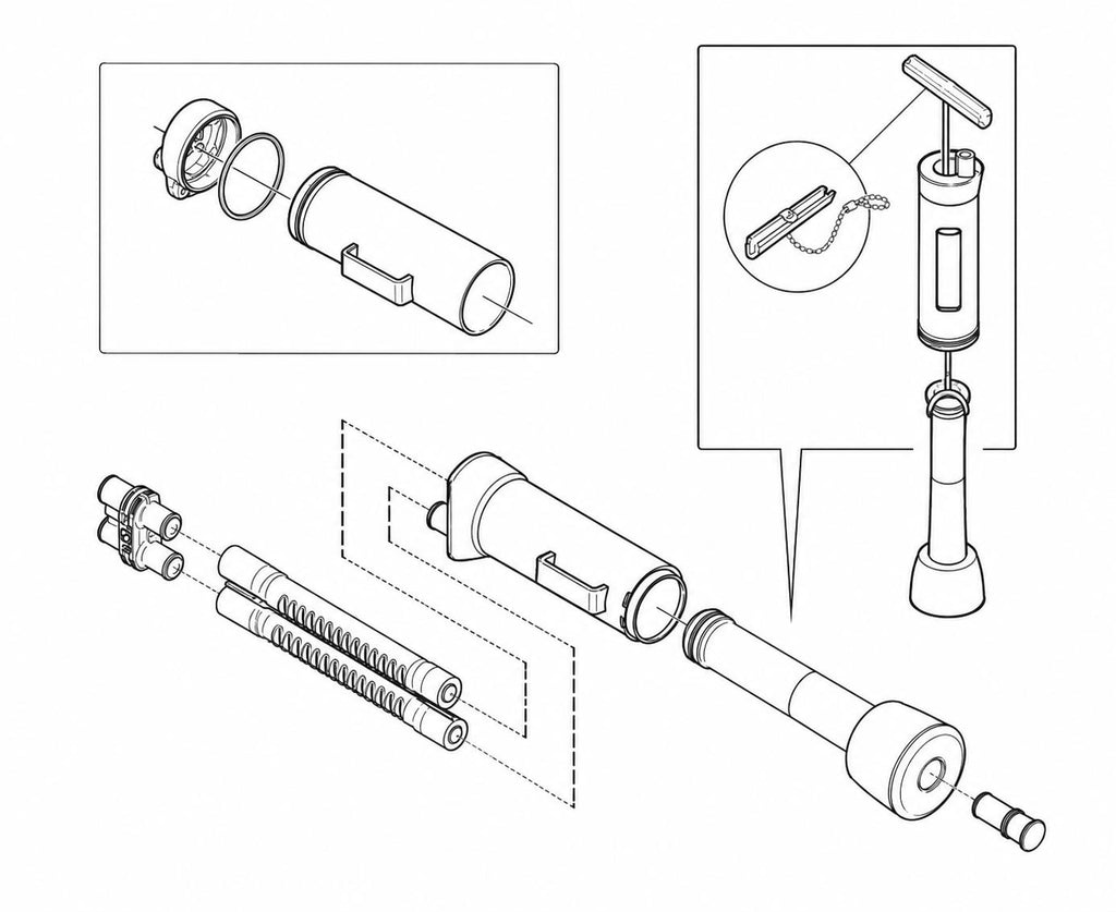 Tubo flessibile corto per robot di mungitura DeLaval