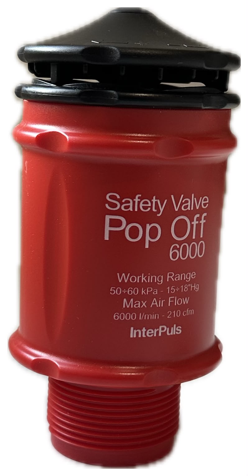 Valvola di Sicurezza InterPuls Pop Off 6000 l/min