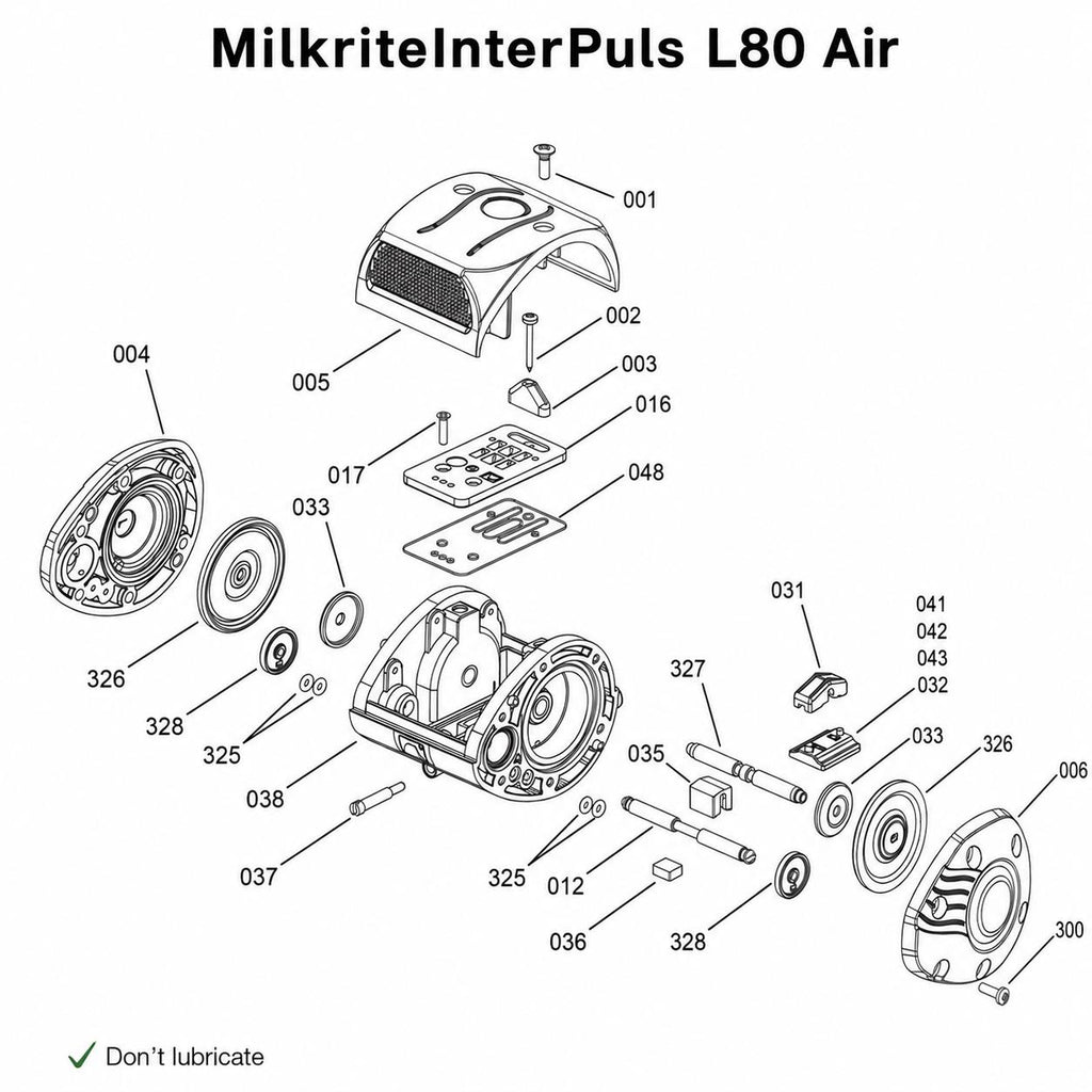 Kit di riparazione pulsatore meccanico L80/L80 Air (60/40)