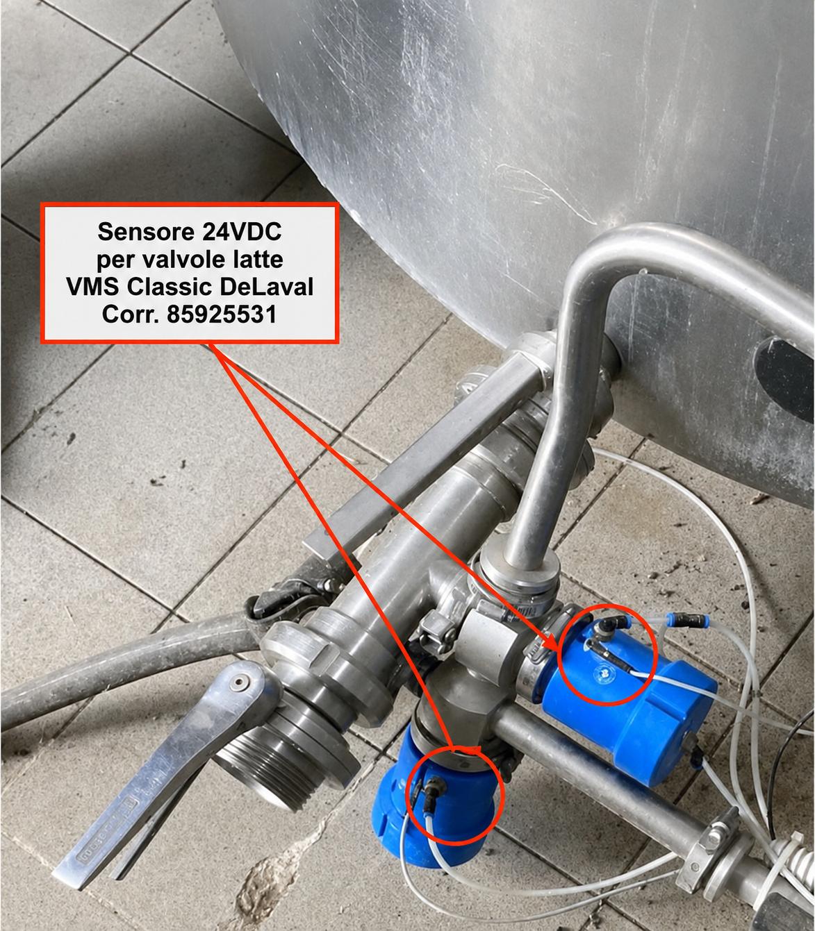 FESTO Sensore 24VDC per valvole latte VMS Classic DeLaval